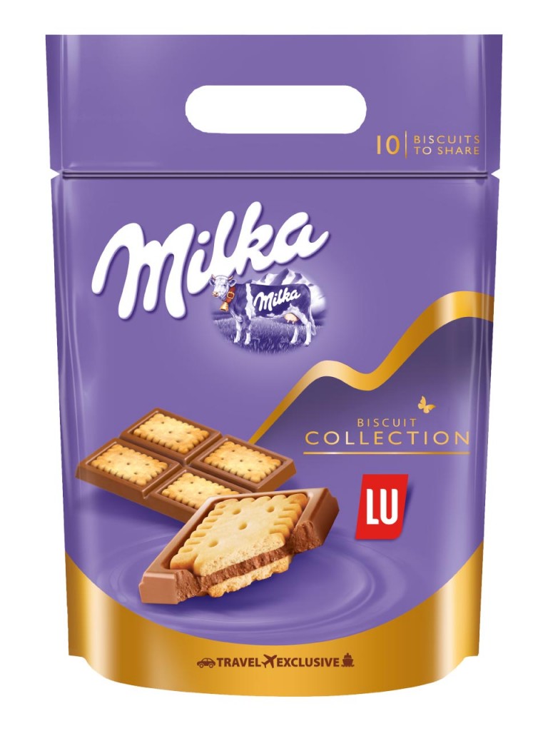 Milka Lu - milk chocolate with biscuits, net weight: 3.53 oz - Polka Deli  Inc.