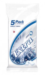 Wrigley's Extra White Sweetmint multipack 5x10 tabs