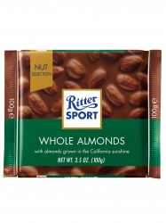 Ritter Sport Whole Almonds Chocolate 100g