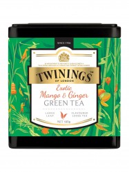 Twinings Mango and Ginger Green Tea 100g Tin