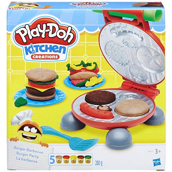 play doh kitchen burger party