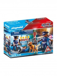 PLAYMOBIL, City Life, police roadblock